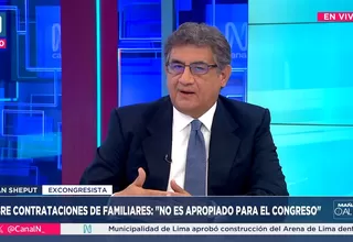 Sheput y Arce critican contrataciones de familiares en Congreso