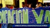 Shipibos protestan frente a la Municipalidad de Lima  - Noticias de shipibos