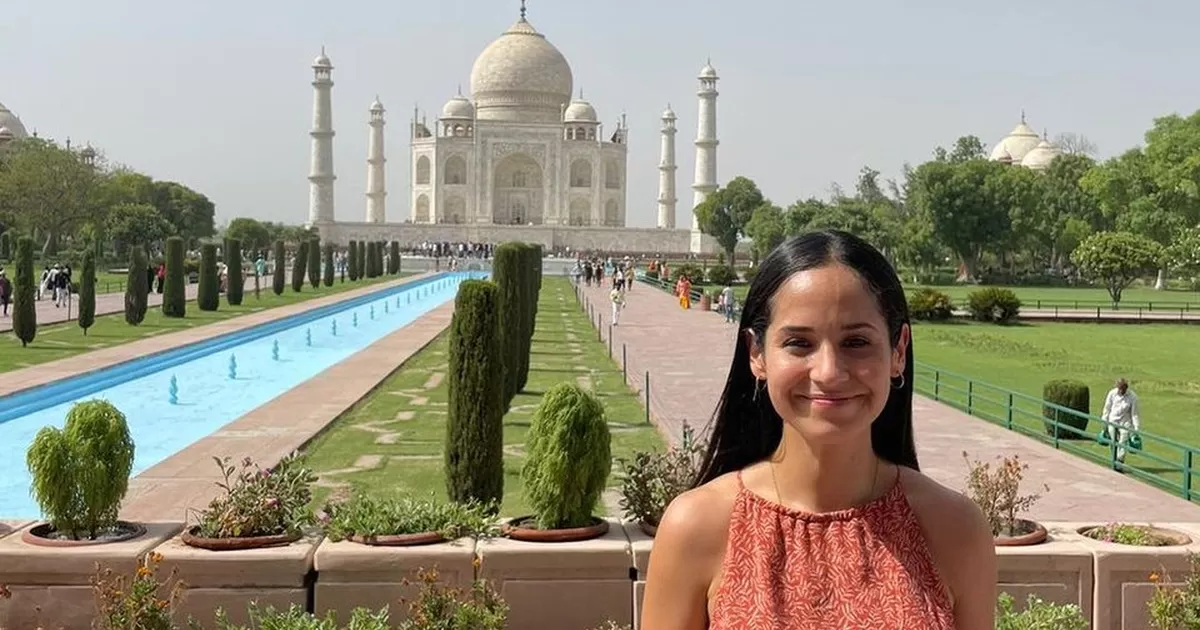 Sigrid Bazán sobre su viaje a la India: “Tengo 31 años y quería mi foto en el Taj Mahal”