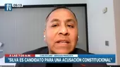 "Silva es candidato para una acusación constitucional", afirma el abogado penalista Carlos Caro - Noticias de carlos-lozada
