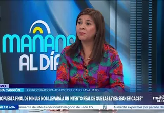 Silvana Carrión: “Las leyes denominadas procrimen deben ser modificadas para hacerlas más eficaces”