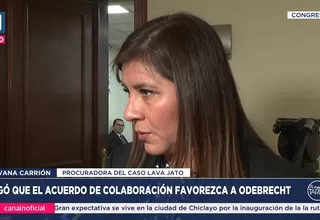 Silvana Carrión respalda legalidad de acuerdo con Odebrecht