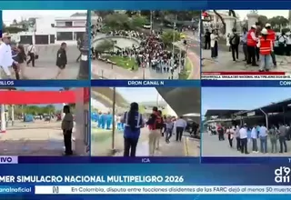 Así se desarrolló el primer Simulacro Nacional Multipeligro 2026