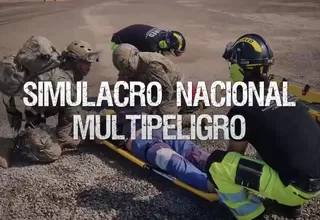 Simulacro nacional multipeligro se realizará este miércoles desde las 10:00 a.m.