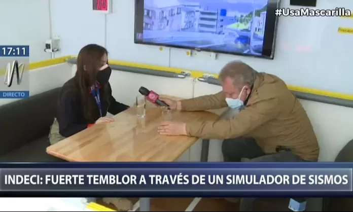 Simulador De Sismo Reprodujo Temblor De Magnitud 90 Canal N 5802