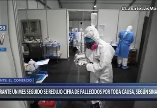 Sinadef: Cifra de fallecidos por toda causa se redujo durante un mes seguido 