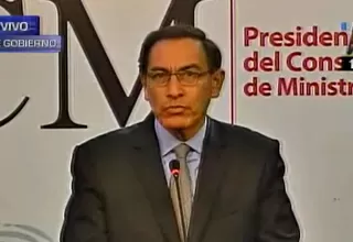 Martín Vizcarra: "Hay 7 colegios dañados tras el sismo en Chivay"  