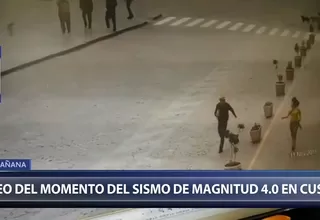 Sismo en Cusco: video muestra reacción de personas ante movimiento telúrico