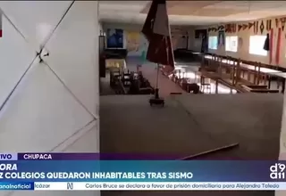 Sismo en Junín: 10 instituciones educativas de la jurisdicción de la UGEL Chupaca presentan daños estructurales