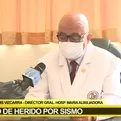 Sismo en Lima: Herido presenta múltiples fracturas y su estado es delicado 