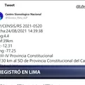 Sismo en Lima: IGP informa que el epicentro fue en el Callao