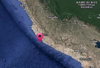 Sismo de magnitud 4 se registró en Nasca – Ica