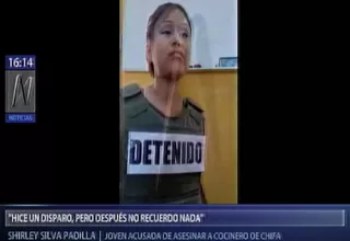 SJL: este es el testimonio de Shirley Silva tras disparar a dueño de chifa