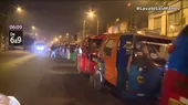 Mototaxistas se amanecieron en grifo ante la escasez de GLP en SJL - Noticias de glp