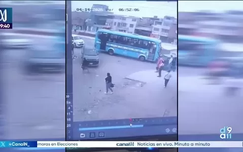 SJM: Conductor de auto impacta su vehículo contra mujer de 65 años que caminaba con bastón