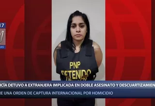 SMP: detienen a venezolana que estaría implicada en doble asesinato y cercenamiento