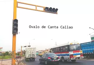 SMP: Todos los semáforos del Óvalo Canta están malogrados 