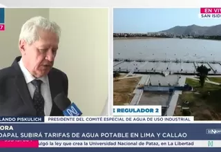 Sociedad Nacional de Industrias rechaza alza tarifaria de Sedapal