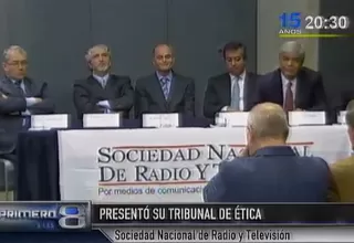 Sociedad Nacional de Radio y Televisión presentó a su nuevo Tribunal de Ética