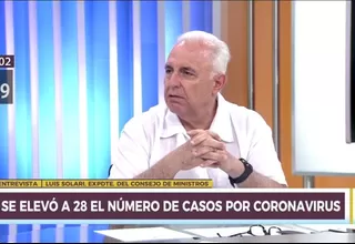 Solari dice que medidas contra el coronavirus son razonables pero no a tiempo