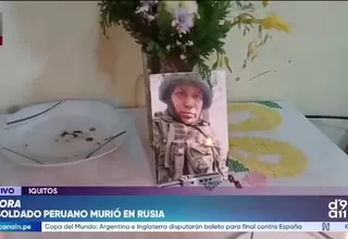Soldado peruano muere en combate en Rusia y su familia pide repatriar sus cenizas