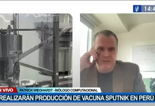 Sputnik V en el Perú: Producción de vacunas tardaría de 5 a 10 años, según Patrick Wieghardt