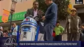 Star Wars: Ingeniero peruano construyó su propia réplica de 'R2D2'  - Noticias de star-trek