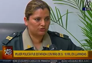 Mujer policía fue víctima de estafadores que le generaron una fuerte deuda