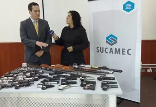 Sucamec: al menos 18 mil permisos de armas de fallecidos fueron cancelados