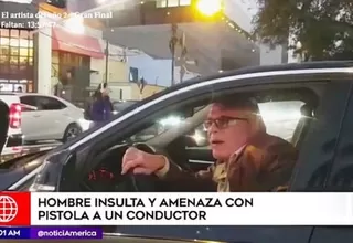 Sucamec cancelará licencia y decomisará arma de sujeto que amenazó a conductor en San Isidro