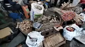 Sucamec decomisa cerca de 1.5 t de pirotécnicos artesanales e ilegales en Ate-Vitarte - Noticias de pirotecnicos