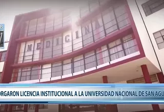 La Sunedu otorgó el licenciamiento a la UNSA por espacio de 10 años