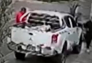 Surco: Cámaras registraron el robo de una camioneta en segundos