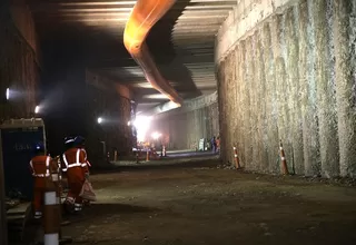 Surco: construcción del túnel Benavides tiene un avance del 74 %