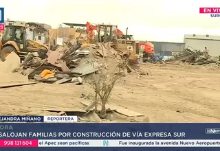 Surco: Desalojan familias por construcción de Vía Expresa Sur