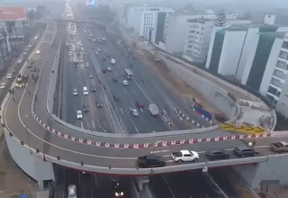 Surco: viaducto de intercambio vial El Derby fue habilitado