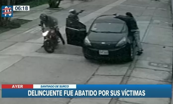 Surco Hombre Abati A Delincuente Que Intent Asaltarlo Canal N