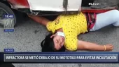 Surco: Infractora se metió debajo de su mototaxi para evitar la incautación del vehículo - Noticias de mototaxi
