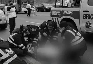 Surco: motociclista quedó herido tras chocar con cúster 