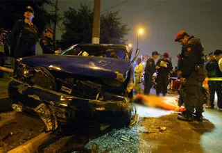 Surco: un fallecido en aparente carrera de piques ilegales