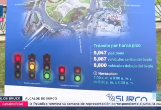 Surco: Municipalidad implementa 60 semáforos inteligentes en el Óvalo Higuereta para mejorar el tránsito