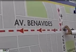 Surco: se inicia restricción vehicular para construir viaducto Benavides