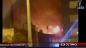 Surquillo: incendio en la cuadra 14 de la avenida Tomás Marsano - Noticias de comisaria-surquillo