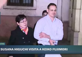 Susana Higuchi visita a su hija Keiko Fujimori en la Prefectura