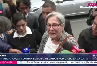 Susana Villarán pide imparcialidad y “que se abra la verdad”