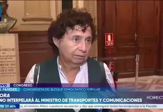 Susel Paredes cuestiona a Balcázar por nombramiento de ministro Alfaro tras denuncia en su contra
