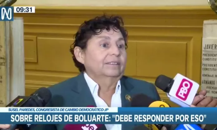 Paredes Sobre Relojes De Boluarte: "Tiene Que Responder" | Canal N