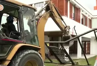 Suspenden demolición en casa de congresista María Acuña en Surco