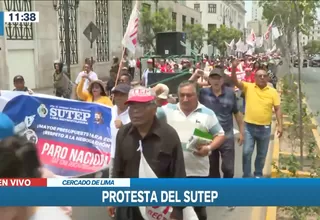 Sutep acata paro nacional por incumplimiento de compromisos del Ejecutivo