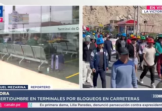 Sutrán alerta por bloqueos de mineros ilegales en carreteras